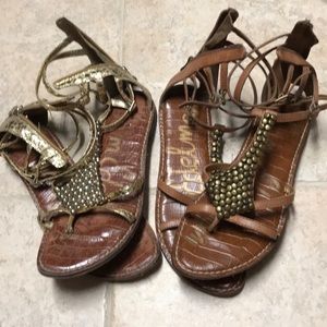 Bundle of San Edelman sandals